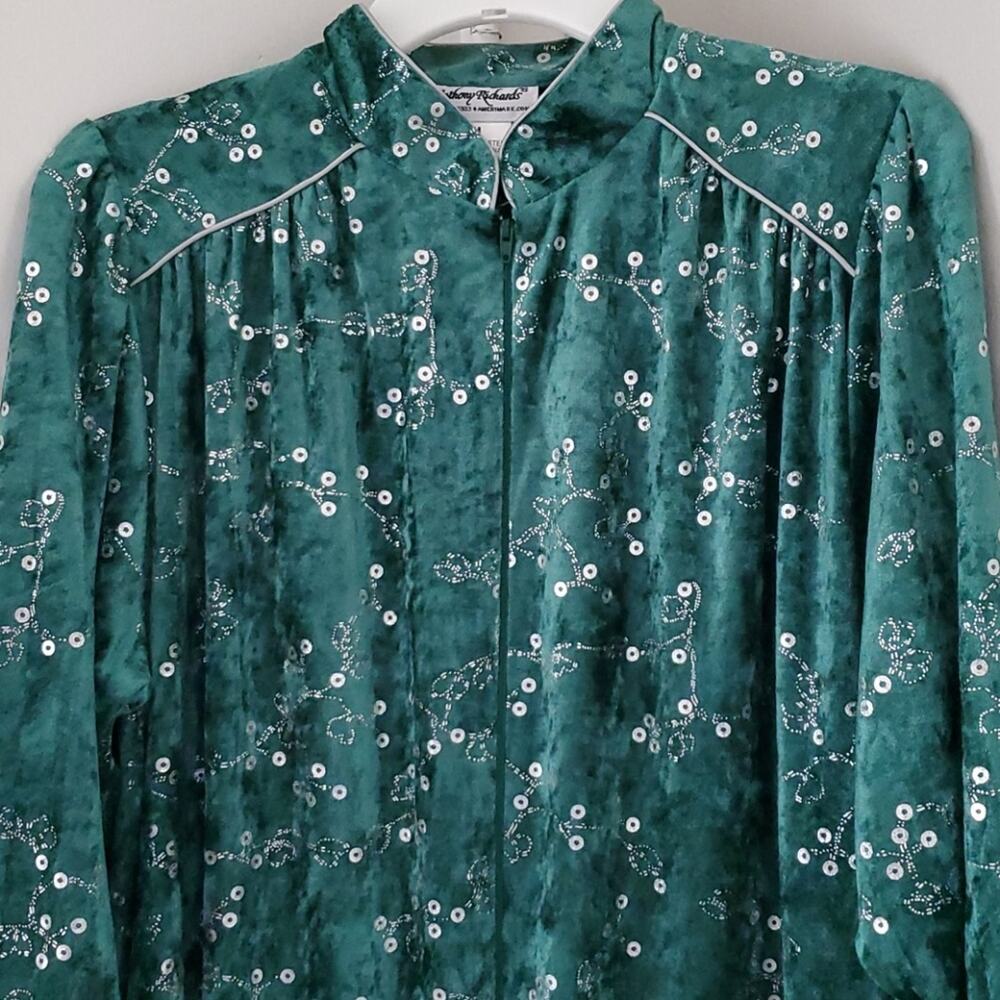 Anthony Richards Zippered long Robe Medium